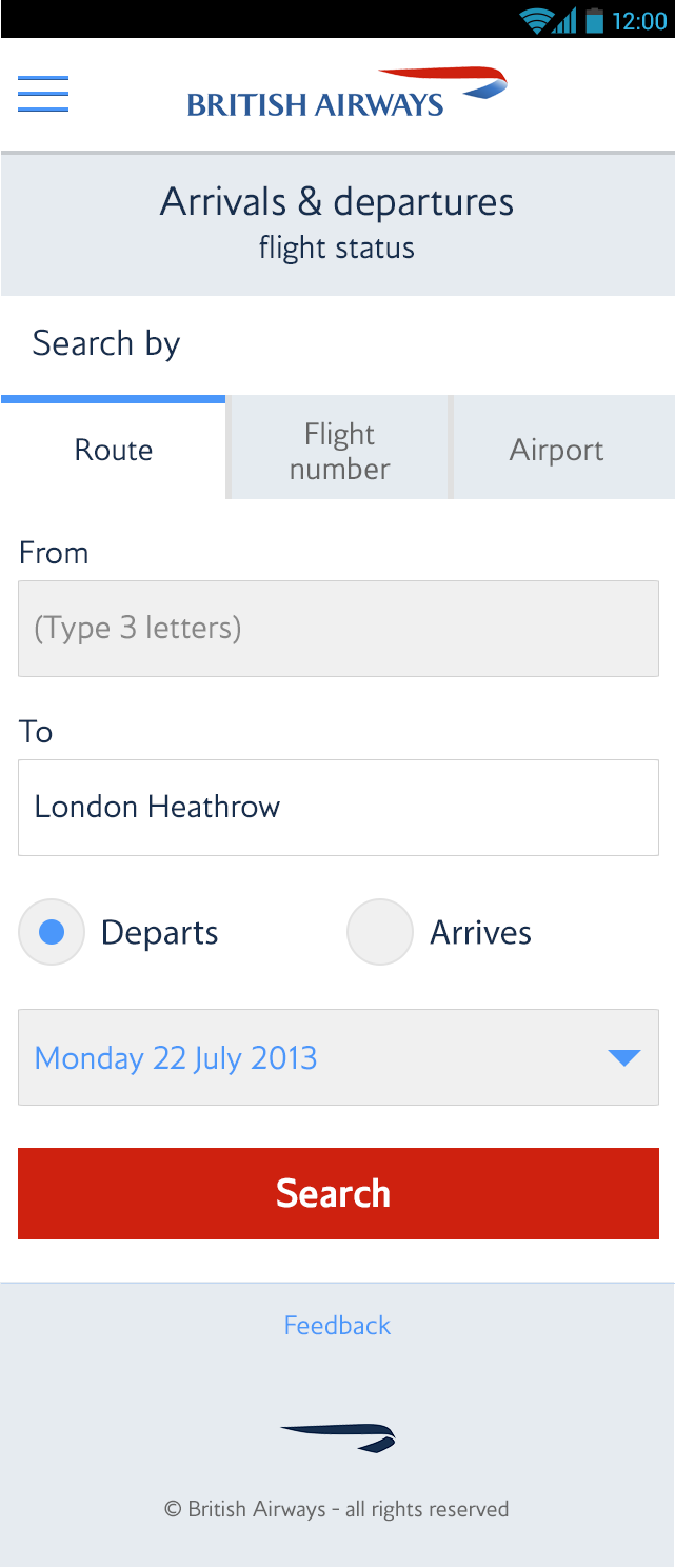 British Airways Flight Checker Travelnow wiki